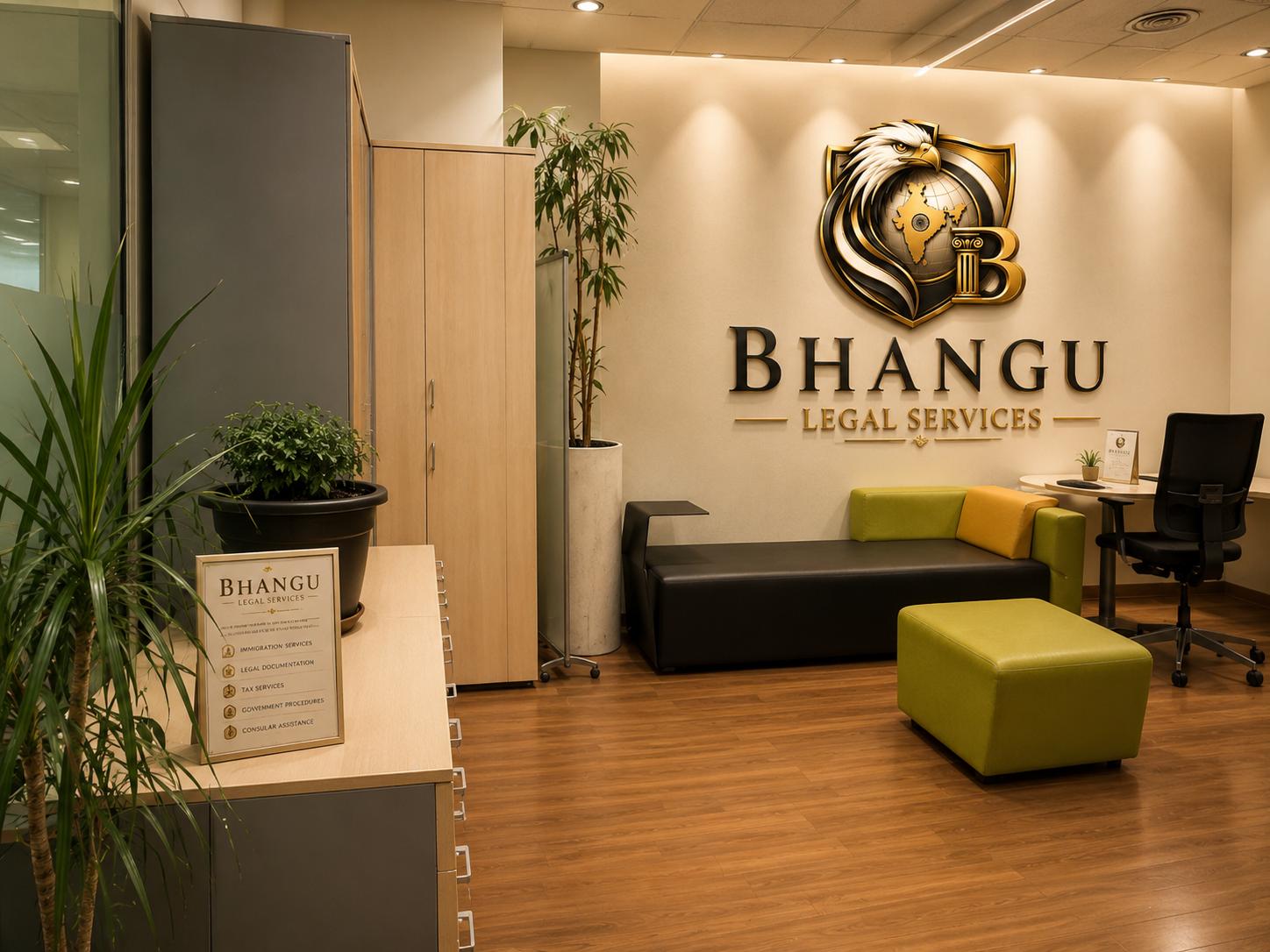 BHANGU Legal Services Barcelona office reception
